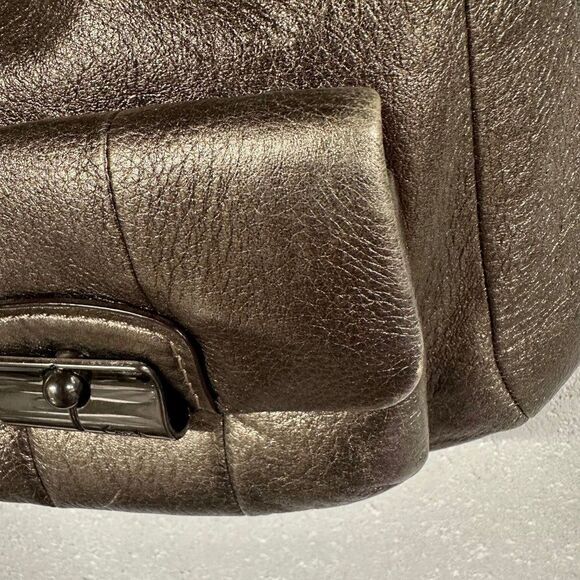 ADDITIONAL PHOTOS of COACH Kristin Bronze Metallic Convertible Crossbody - Picture 6 of 10